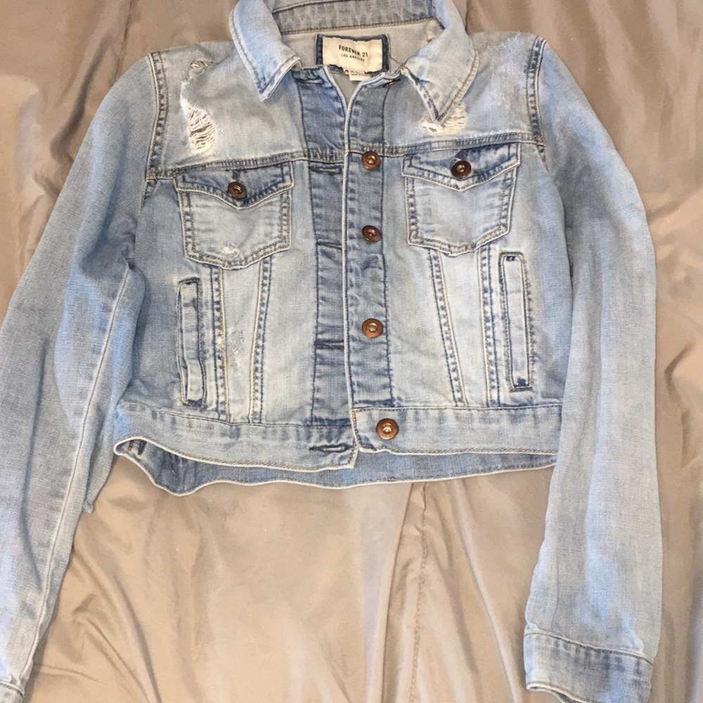 Distressed Denim Jacket
